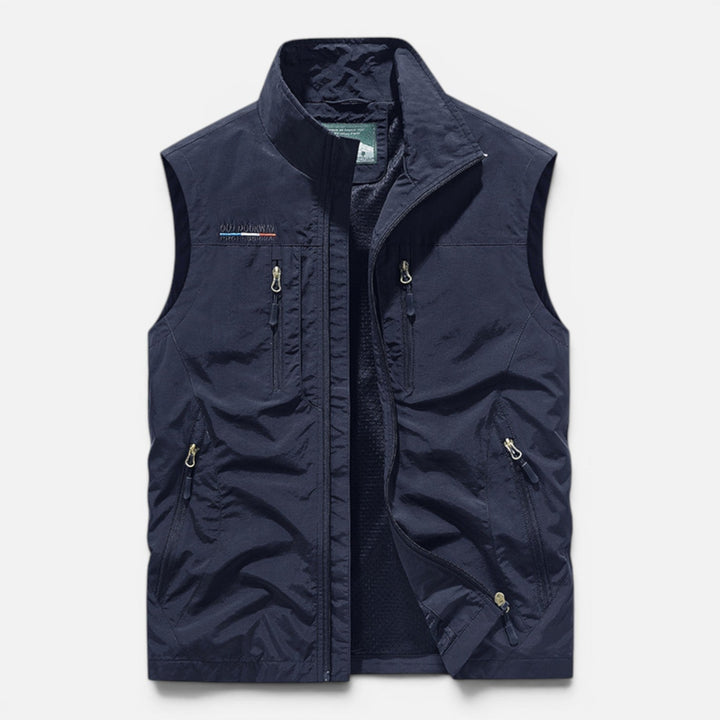 Veste sans Manches Multi-poches – Bleu Marine