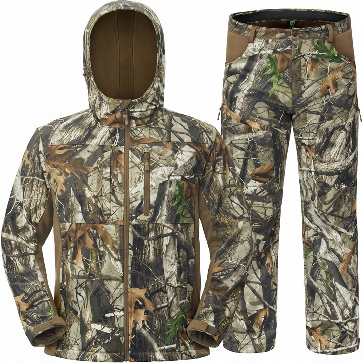 Veste Technique Imprimé Camouflage – Multicolore