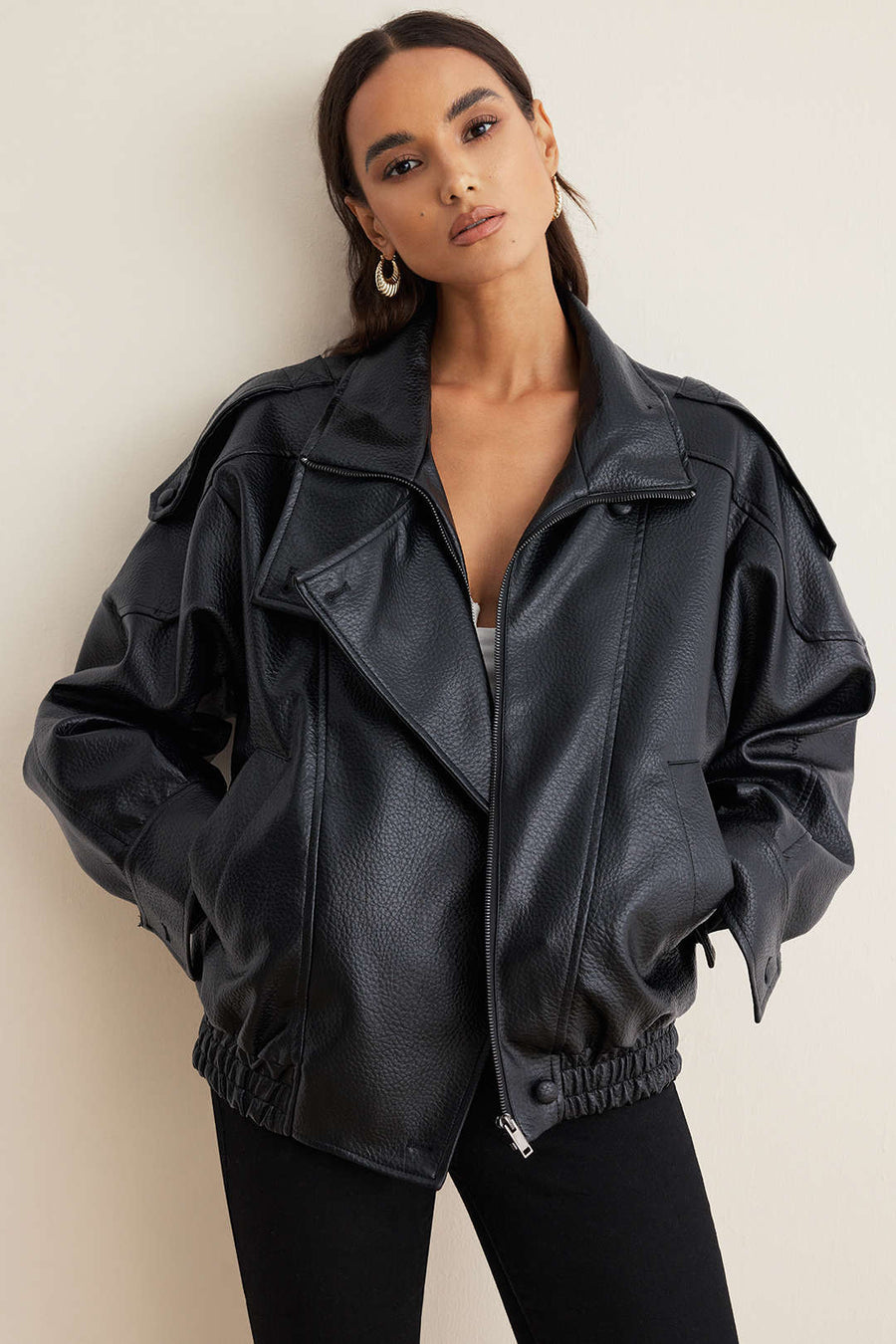 Veste Urbaine à Col Cheminée
