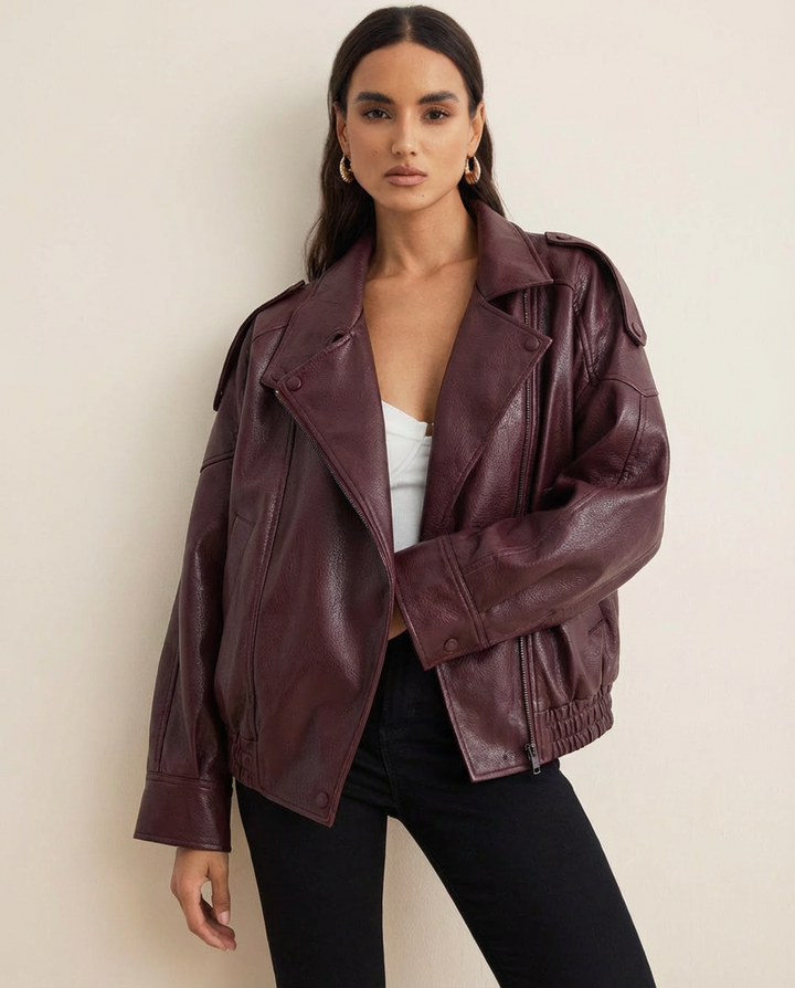 Veste Urbaine à Col Cheminée – Burdeos