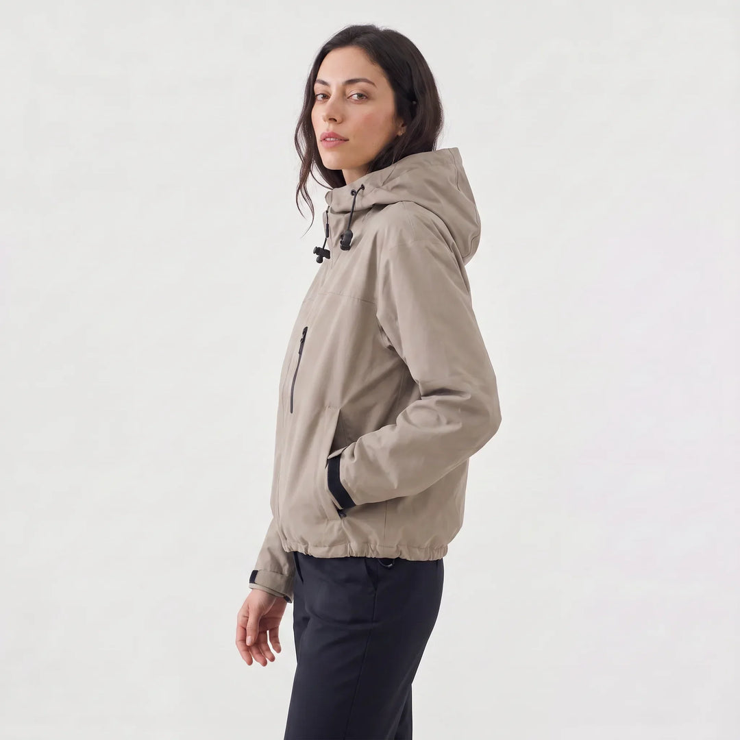 Veste Zippée à Capuche Ajustable