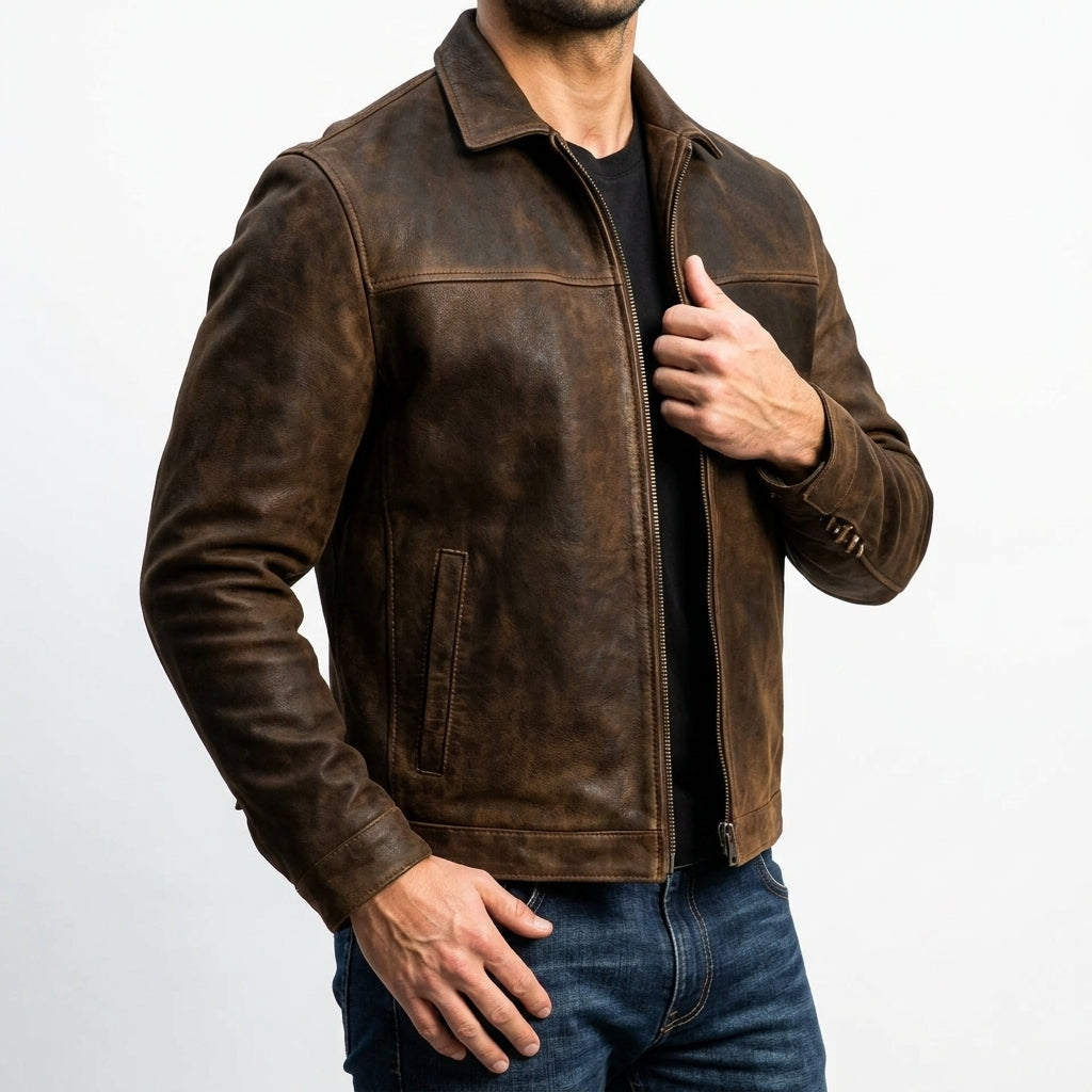Veste Zippée Style Intemporel